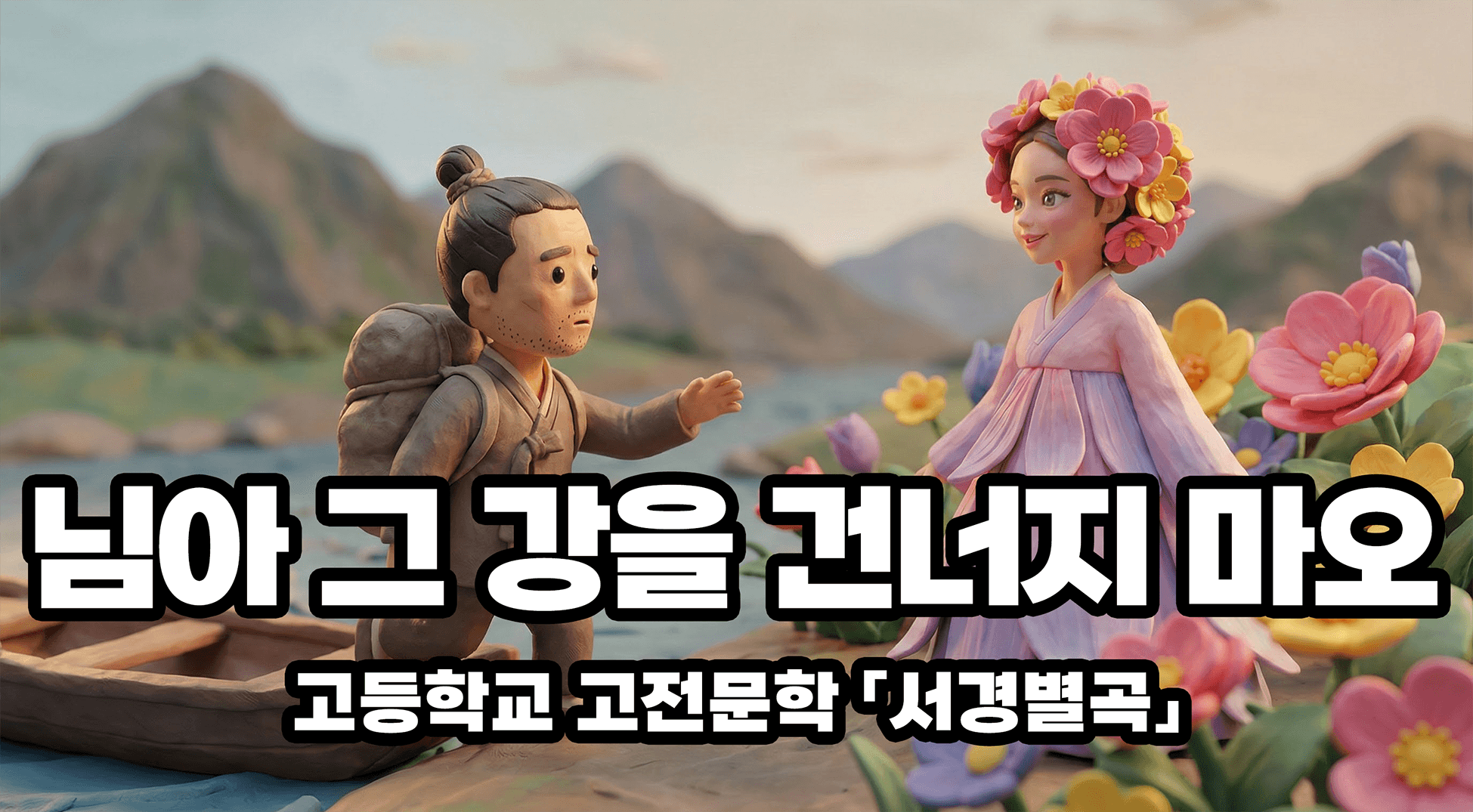 님아 그 강을 건너지 마오 (고등학교 고전문학 「서경별곡」)