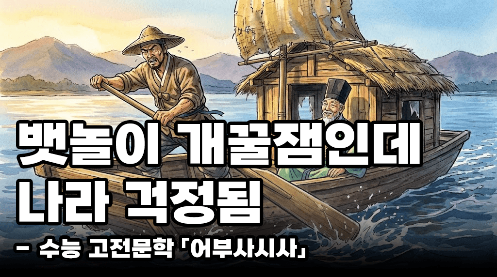 [고전문학「어부사시사」해설] 어촌의 흥취를 제일 잘 이해하고 있는 사대부